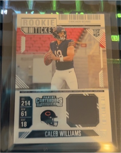 2024 Panini Contenders Rookie Ticket #RTS-CWS Caleb Williams — front