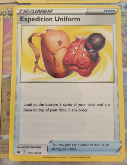 2021 Pokémon SWSH06 #137 Expedition Uniform — front