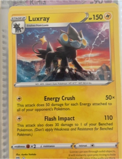 2022 Pokémon Brilliant Stars #051 Luxray — front