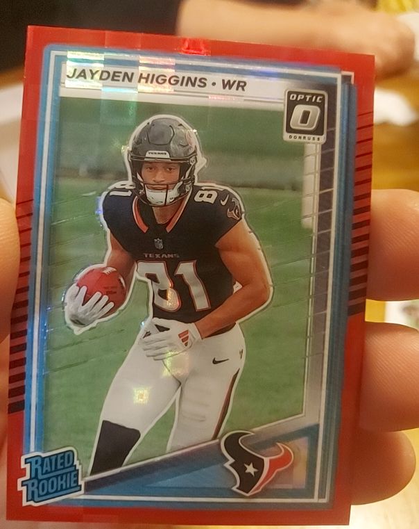 2025 Panini Donruss Optic #334 Jayden Higgins — front