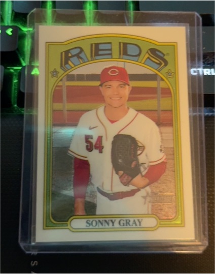 2021 Topps Heritage #380 Sonny Gray — front