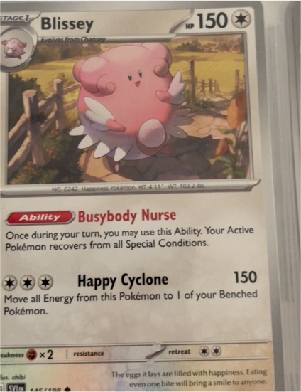 2023 Pokémon Scarlet & Violet Base Set #145 Blissey — front