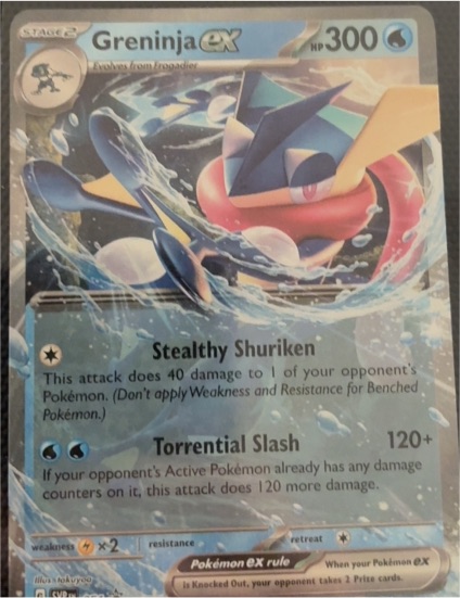 2023 Pokémon Scarlet & Violet #054 Greninja ex — front