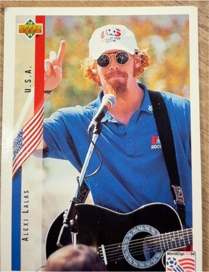 1994 Upper Deck World Cup #6 Alexi Lalas — front