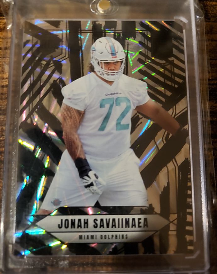 2023 Panini Mosaic #72 Jonah Savaiinaea — front