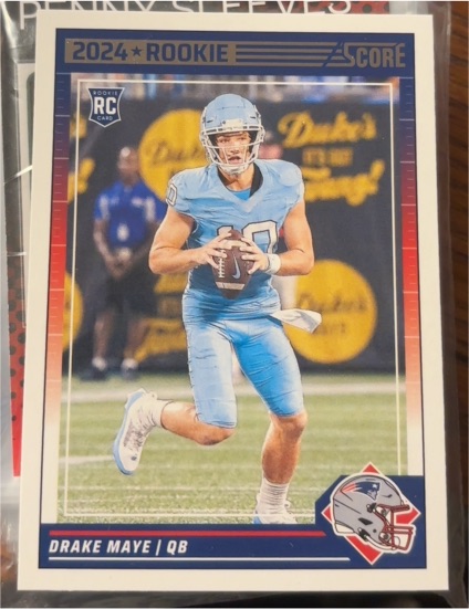 2024 Panini Score #303 Drake Maye — front