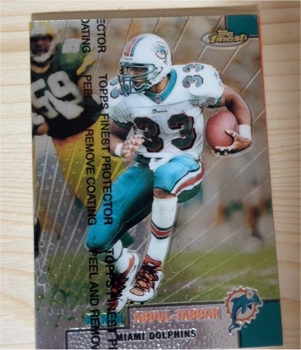 1999 Topps Finest #93 Karim Abdul-Jabbar — front