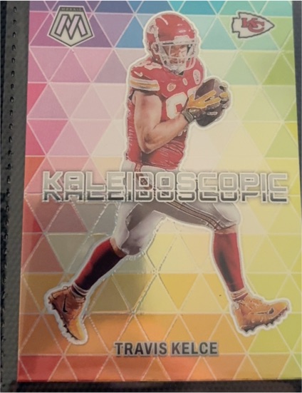 2024 Panini Mosaic #15 Travis Kelce Kaleidoscopic — front
