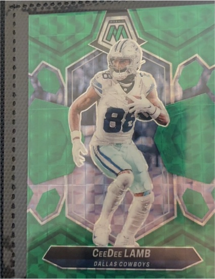 2024 Panini Mosaic Green Mosaic Prizm CeeDee Lamb — front