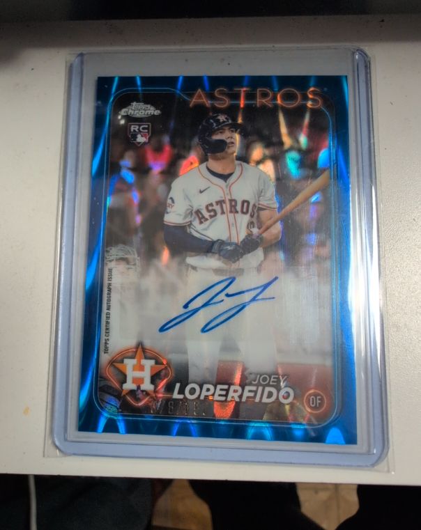 2024 Topps Chrome Update #AC-JOE Joey Loperfido — front