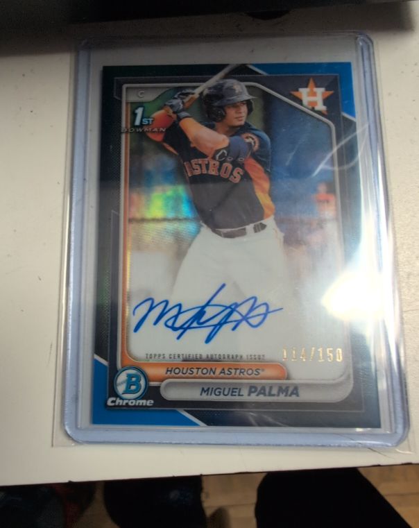 2024 Bowman Chrome #CPA-MP Miguel Palma — front