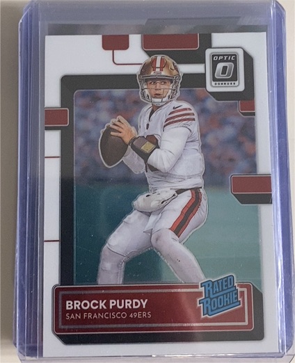 2022 Donruss Optic #277 Brock Purdy Rated Rookie — front