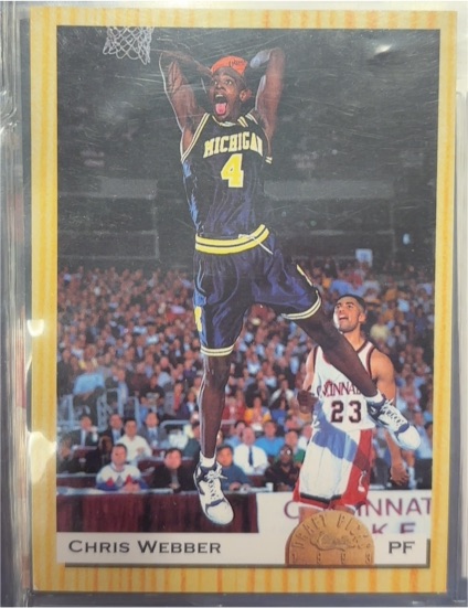 1993 Classic Draft Picks #1 Chris Webber — front