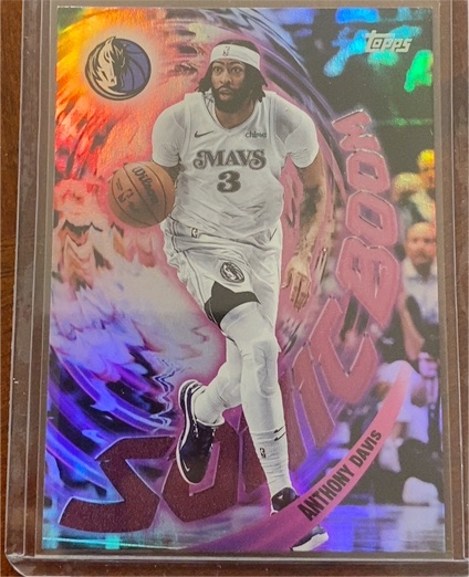 2025-26 Topps Sonic Boom #SB-2 Anthony Davis — front