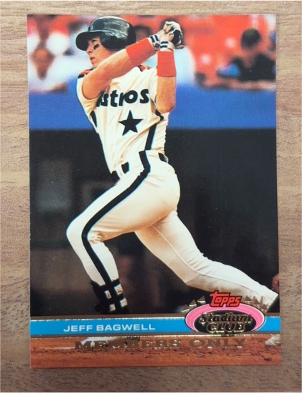 1991 Topps Stadium Club Members Only #NNO Jeff Bagwell — front