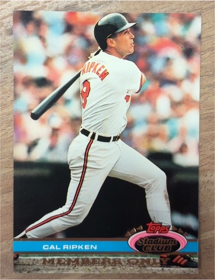 1991 Topps Stadium Club Members Only #NNO Cal Ripken Jr. — front