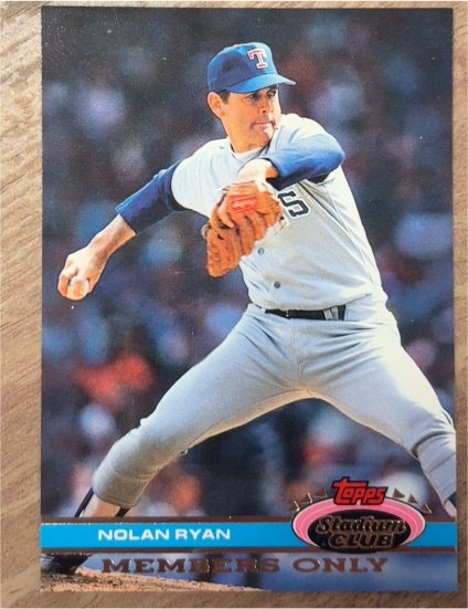 1991 Topps Stadium Club Members Only #NNO Nolan Ryan — front