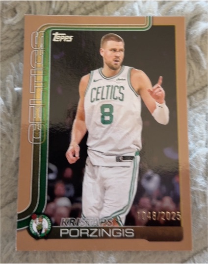 2025-26 Topps #3 Kristaps Porzingis — front