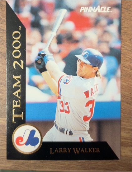 1992 Pinnacle Team 2000 #21 Larry Walker — front