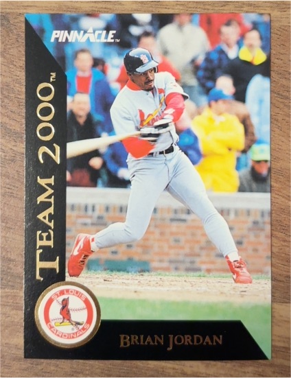 1992 Pinnacle #39 Team 2000 Brian Jordan — front
