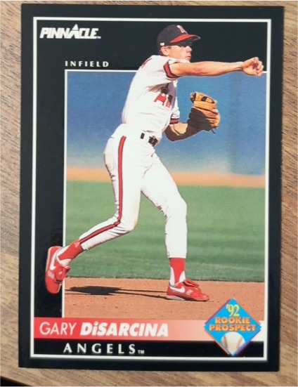 1992 Pinnacle #52 Gary DiSarcina — front