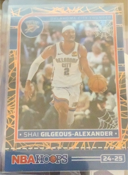 2024-25 Panini NBA Hoops #24-25 Shai Gilgeous-Alexander — front