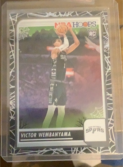 2023-24 Panini NBA Hoops Haunted Hoops #108 Victor Wembanyama — front