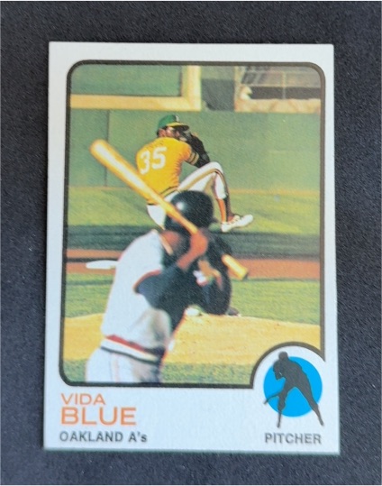 1973 Topps #430 Vida Blue — front