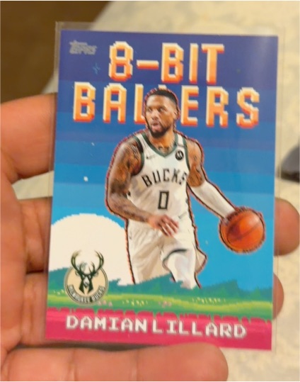 2025-26 Topps Basketball #8B-8 Damian Lillard 8-Bit Ballers — front