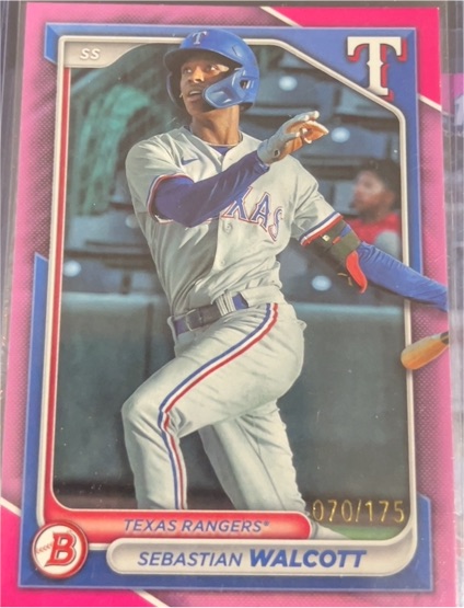 2024 Bowman #BP-81 Sebastian Walcott — front