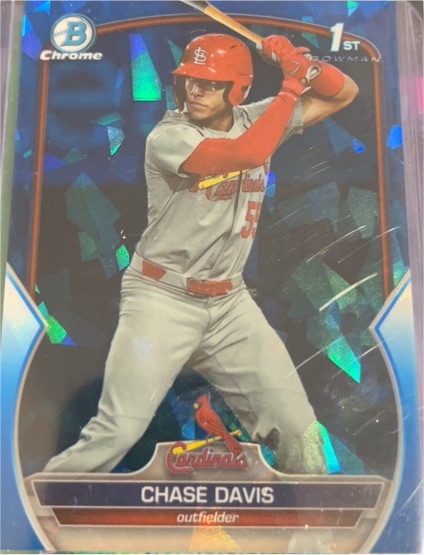 2023 Bowman Chrome Draft #BDC-48 Chase Davis — front
