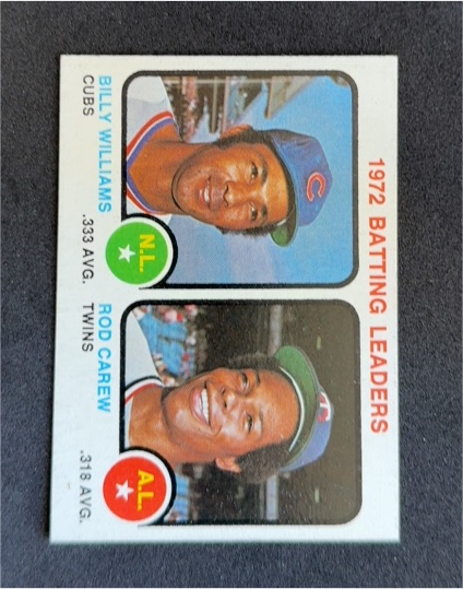 1973 Topps #61 1972 Batting Leaders Billy Williams Rod Carew — front