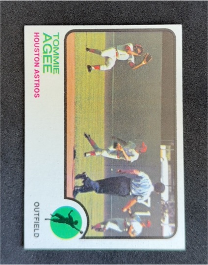 1973 Topps #420 Tommie Agee — front
