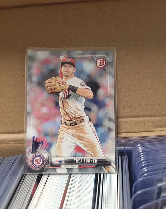 2017 Bowman #12 Trea Turner — front