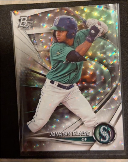 2022 Bowman Platinum #TOP-61 Jonatan Clase — front