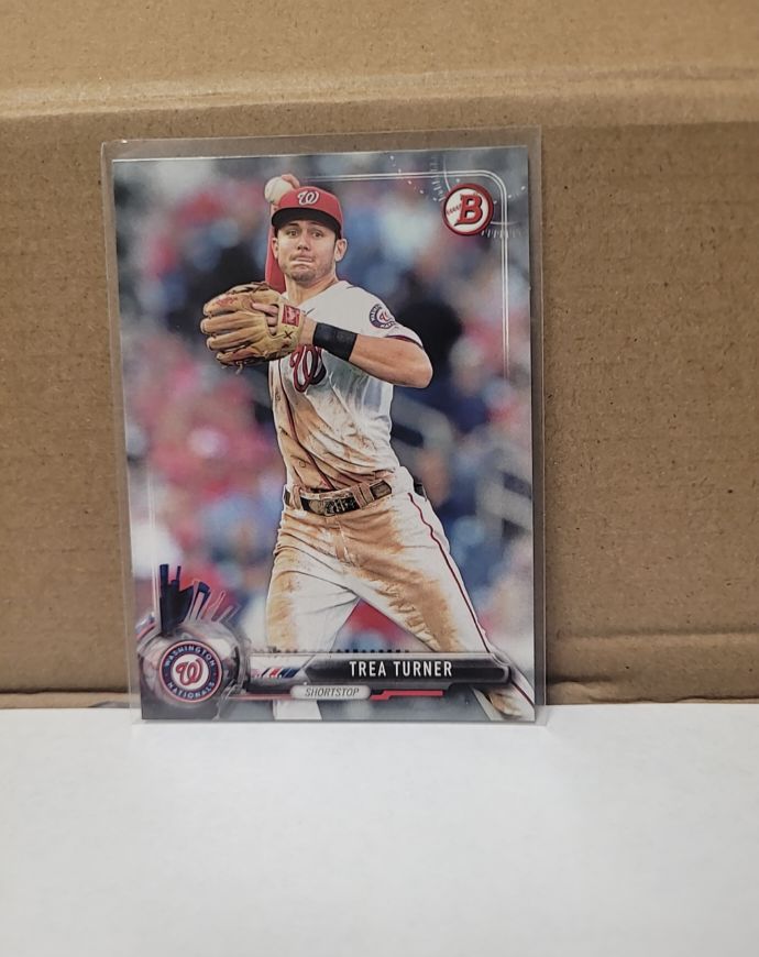 2017 Bowman #12 Trea Turner — front