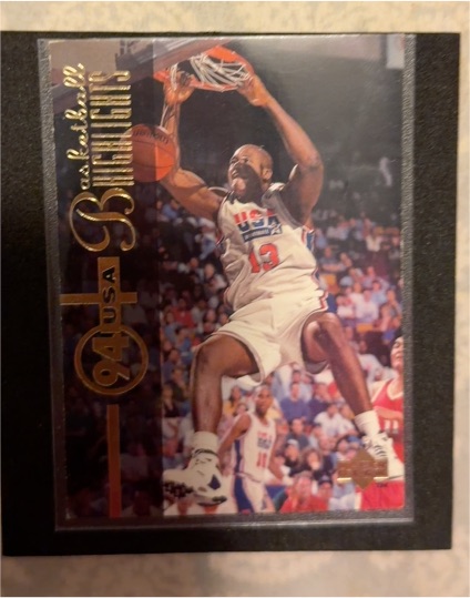 1994-95 Upper Deck #178 Shaquille O'Neal USA Basketball Highlights — front