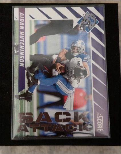 2024 Panini Score #6 Aidan Hutchinson Sack Attack — front