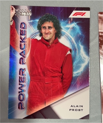 2024 Topps Paddock Pass Formula 1 #PP-24 Alain Prost Power Packed — front
