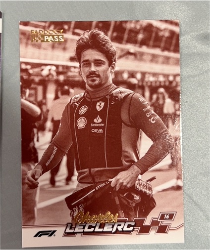 2024 Topps Paddock Pass #16 Charles Leclerc — front