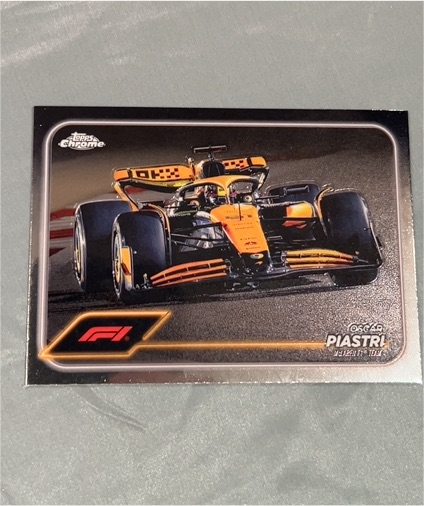 2024 Topps Chrome Formula 1 #80 Oscar Piastri — front
