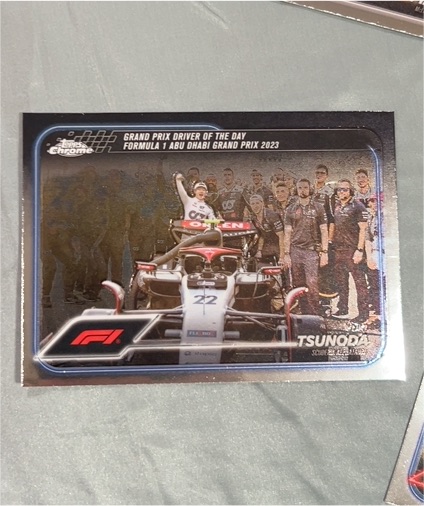 2024 Topps Chrome Formula 1 #180 Yuki Tsunoda — front
