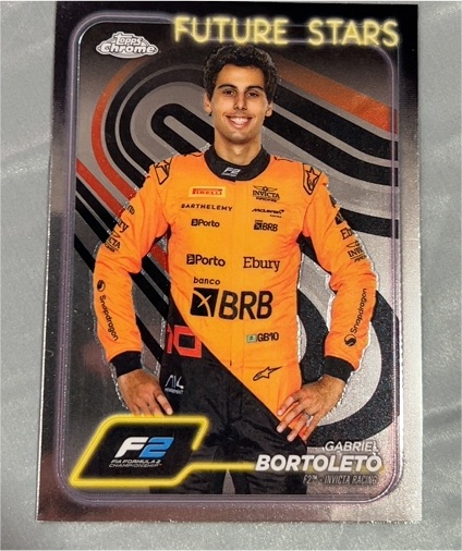2024 Topps Chrome Formula 1 #28 Gabriel Bortoleto — front