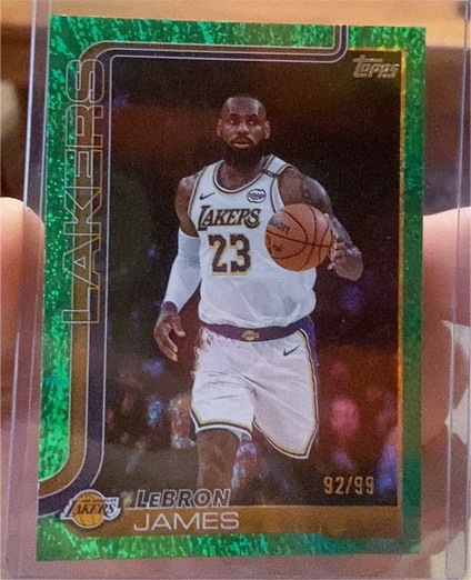 2025-26 Topps Basketball #150 LeBron James — front