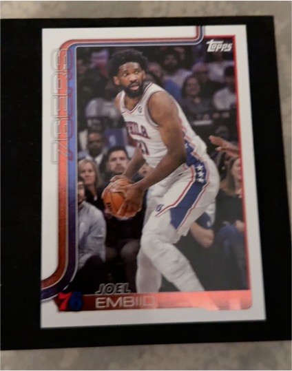 2025-26 Topps Basketball #22 Joel Embiid — front