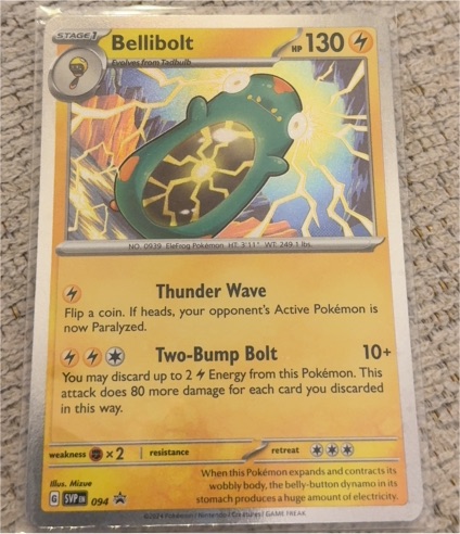 2023 Pokémon Scarlet & Violet Promo #094 Bellibolt — front