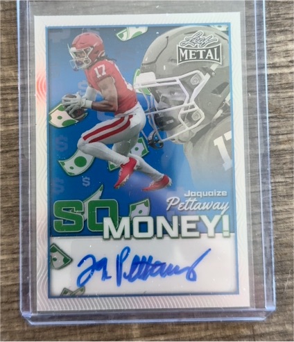 2025 Leaf Metal #SM-JP1 Jaquaize Pettaway So Money! — front