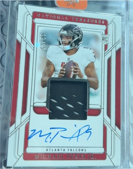 2024 Panini National Treasures #12/25 Michael Penix Jr — front