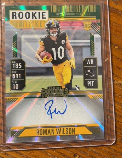 2024 Panini Contenders Playoff Ticket Roman Wilson — front