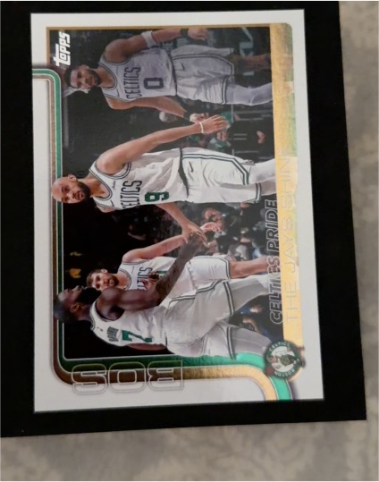 2025-26 Topps #272 Celtics Pride: The Jays Shine — front